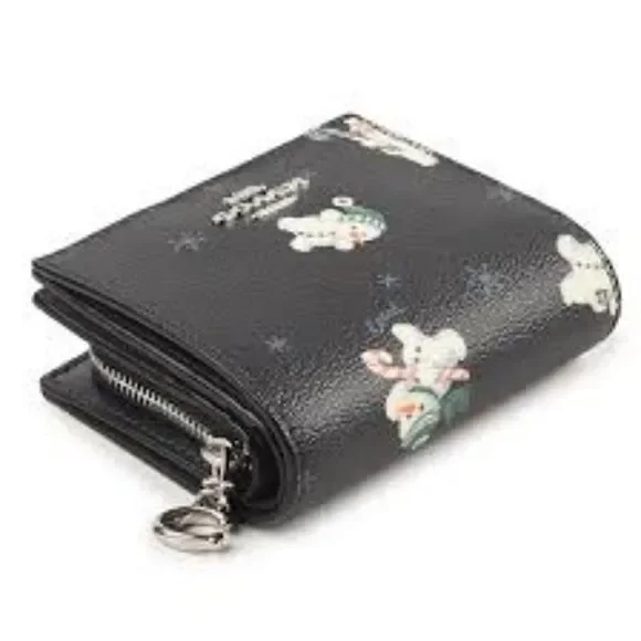 Coach Snowman Wallet & Photo frame Charm/Keychain Boxed Gift Set